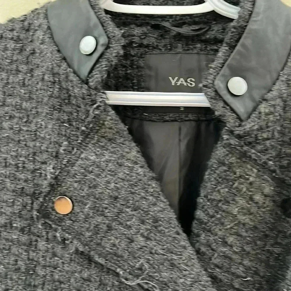 [FR38/US M] Y.A.S Mind Wool/ Viscose  Bicker Jacket - Side Zipup Closure- NWOT - Picture 5 of 16